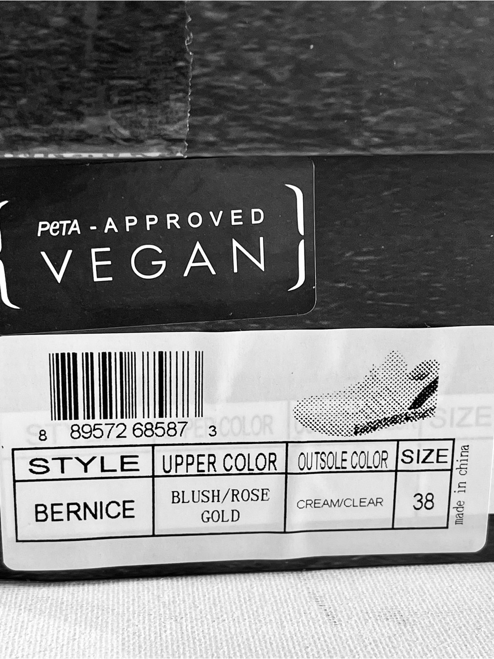 NIB BERNIE MEV BERNICE ROSE GOLD MEMORY FOAM KNIT BEDAZZLED SIDE SOLE SNEAKER 7 - Picture 15 of 15